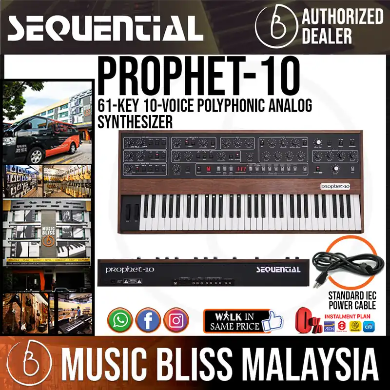 Limited Offer Sequential Prophet-10 61-key Analog Synthesizer