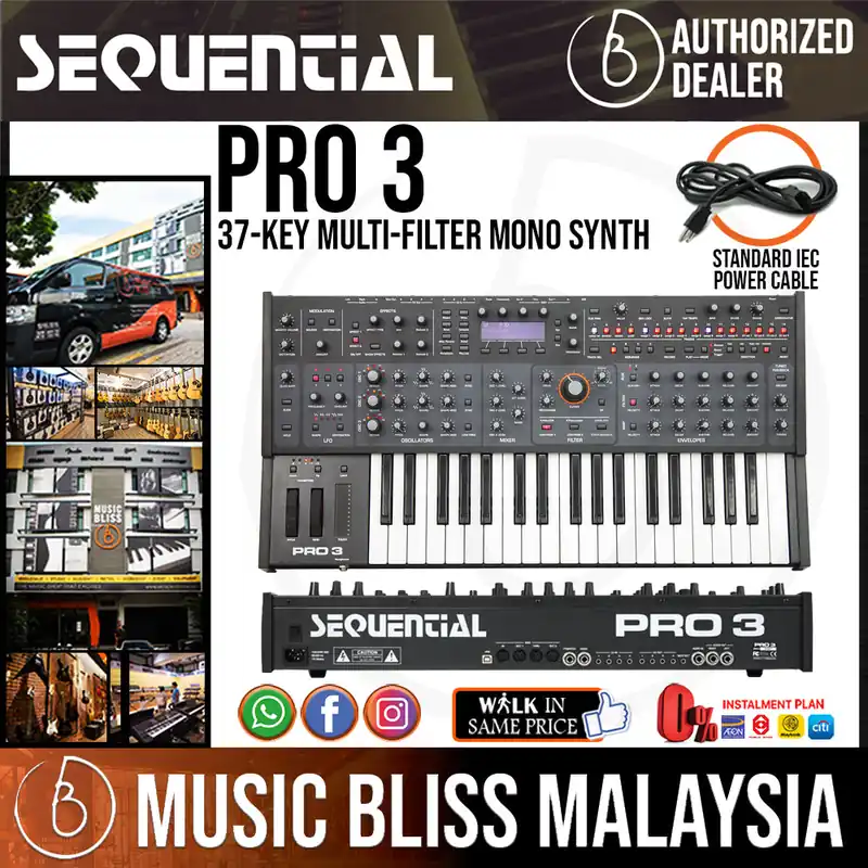 In Demand Sequential Pro 3 Multi-filter Mono Synth