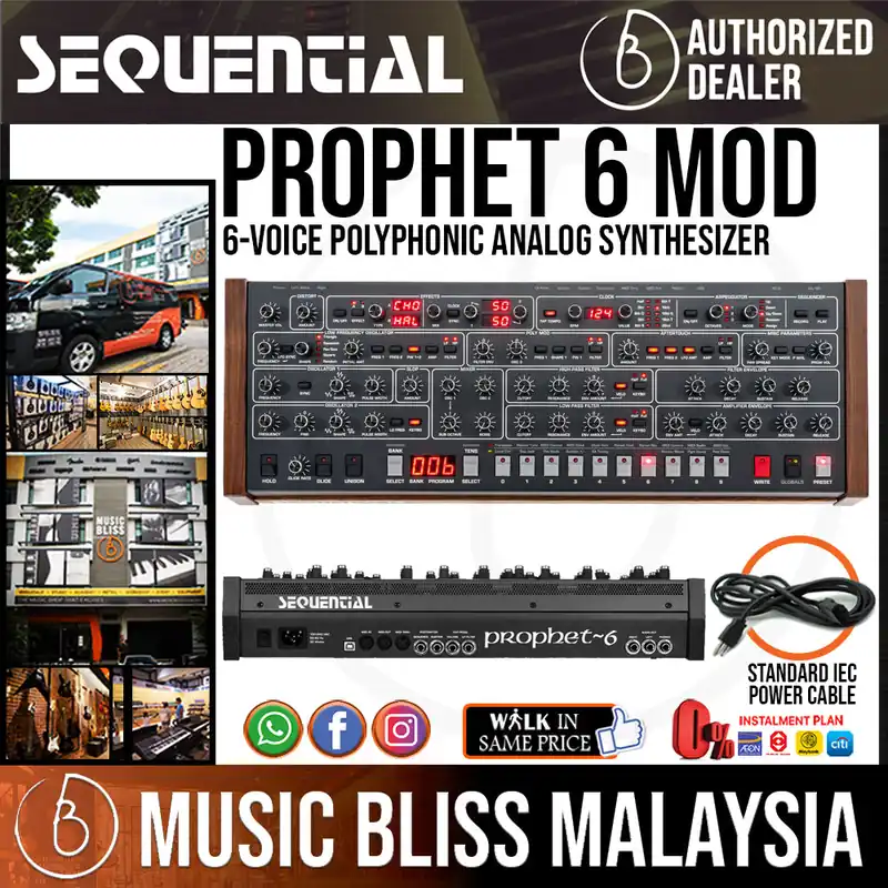 Sequential Prophet-6 Module 6-voice Polyphonic Analog Synthesizer Big Sale