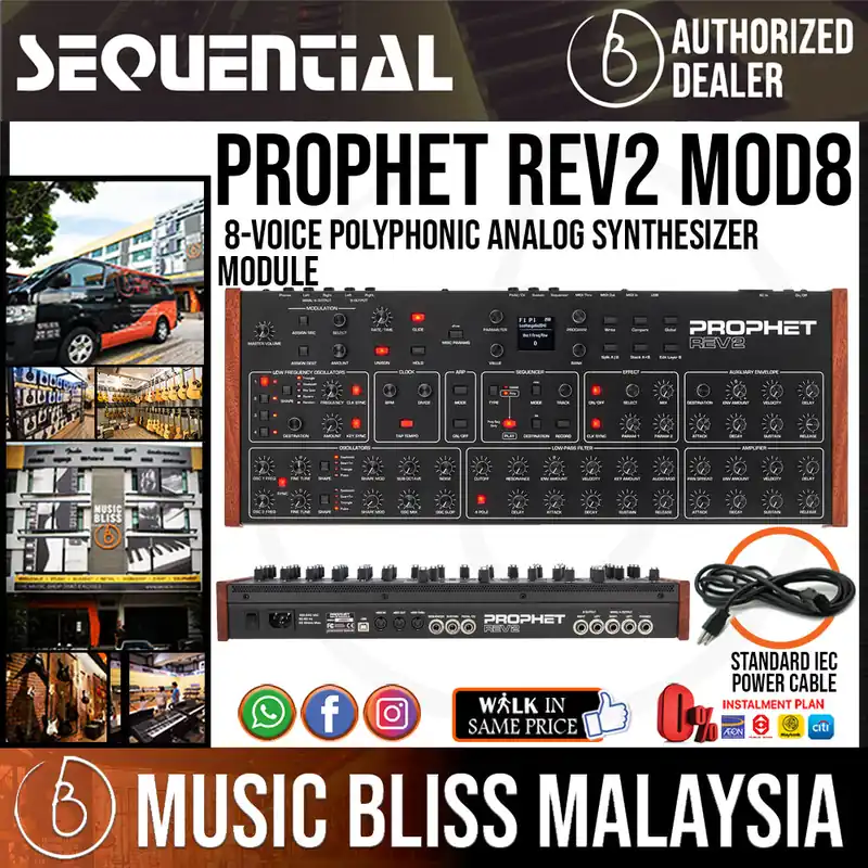 Bulk Order Sequential Prophet Rev2 8-voice Polyphonic Analog Synthesizer Module