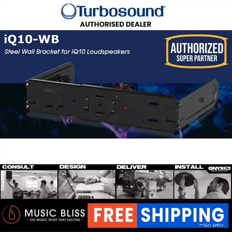 Turbosound IQ10-WB Wall Brackets for iQ10 Speakers Limited Time