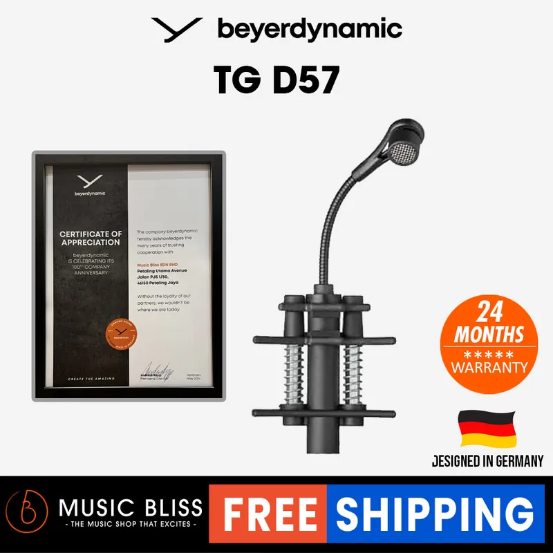 Beyerdynamic TG D57 Cardioid Condenser Drum Microphone Mega Sale