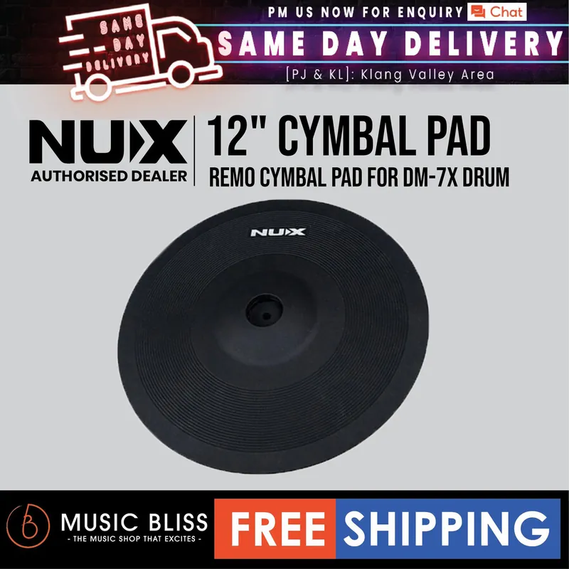 Must Have NUX 12" Remo Cymbal Pad for DM-7X Drum