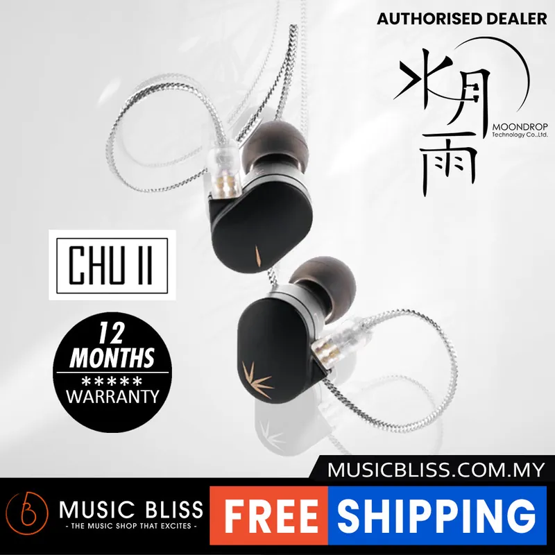 Moondrop CHU II Dynamic Driver In-Ear Monitor Headphone Same Day Shipping