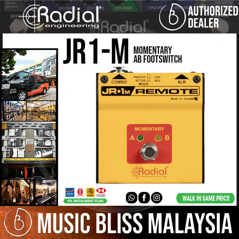 Radial Engineering JR1-M Momentary AB Footswitch Save Now