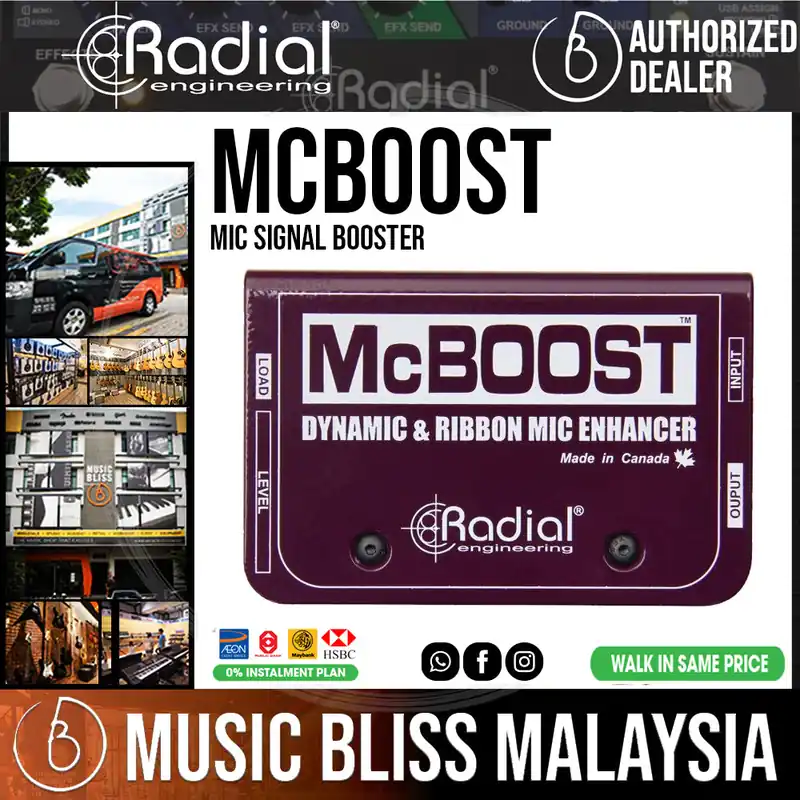 Grab Now Radial Engineering McBoost Mic Signal Booster