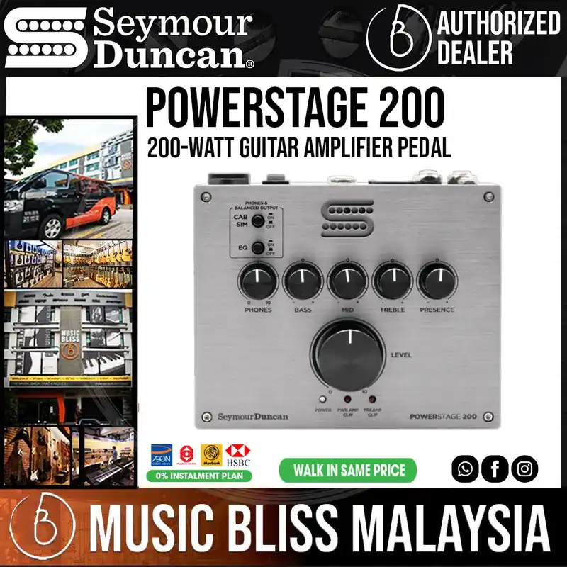 Price Drop Seymour Duncan PowerStage 200 - 200-watt Guitar Amplifier Pedal