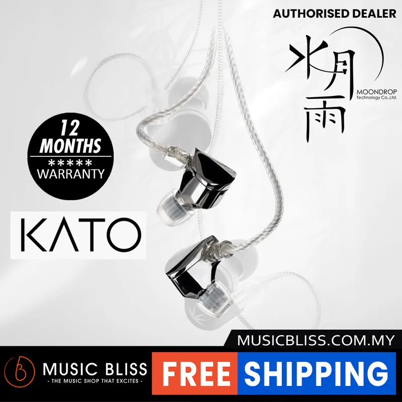 Holiday Sale Moondrop Kato Dynamic Driver In-Ear Monitor - Matte Steel
